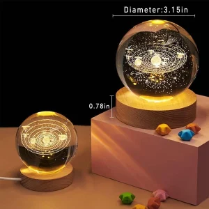 Crystal Ball Nght Light